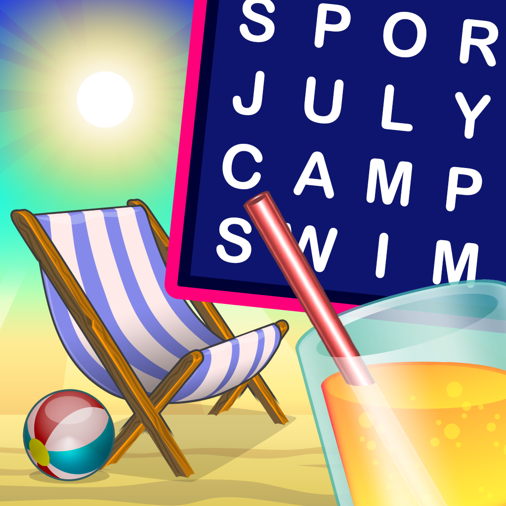 Epic Summer Word Search Hottest Wordsearch Puzzle Ever iPhone 